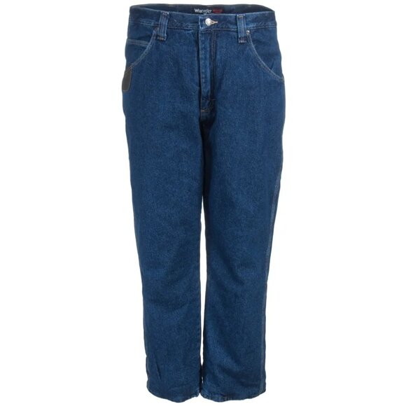 Mens Wrangler Riggs Workwear 3M Thinsulate Insulation Fleece Lining Jeans Sz 44 - Picture 1 of 5
